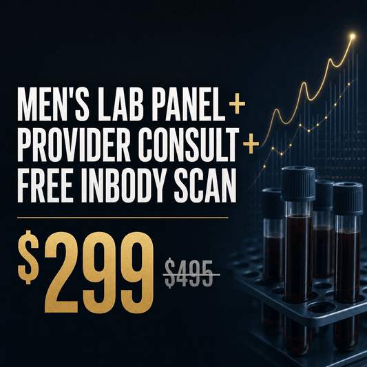MEN’S LAB DRAW + PROVIDER CONSULT + FREE INBODY SCAN
